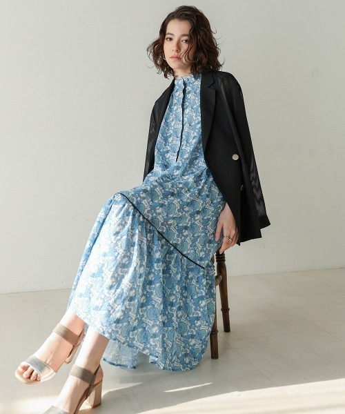 Bou Jeloud(ブージュルード)の「ダブルテーラーメッシュジャケット(テーラードジャケット・レディース・ブラック・38)」の14枚目の写真