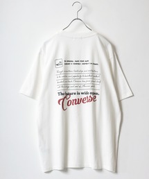 CONVERSE（コンバース）の「CONVERSE（コンバース）ブランドロゴバックプリント半袖Tシャツ レディース（Tシャツ/カットソー・メンズ）」