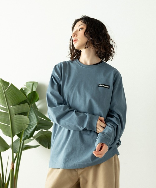 Columbia（コロンビア）の「Columbia/コロンビア NEWFOUND GARDEN LS TEE ロンT（Tシャツ/カットソー・メンズ・ダークブルー/ホワイト/ブラック・L/XL/M）」の3枚目の写真