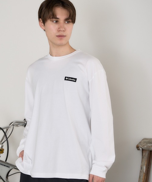 Columbia（コロンビア）の「Columbia/コロンビア NEWFOUND GARDEN LS TEE ロンT（Tシャツ/カットソー・メンズ・ダークブルー/ホワイト/ブラック・L/XL/M）」の11枚目の写真