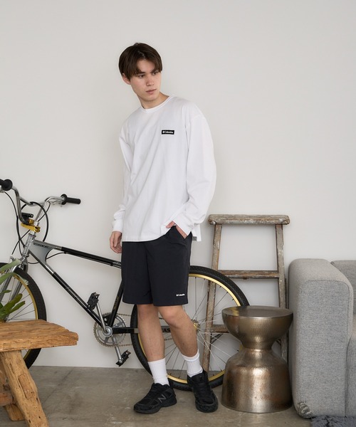 Columbia（コロンビア）の「Columbia/コロンビア NEWFOUND GARDEN LS TEE ロンT（Tシャツ/カットソー・メンズ・ダークブルー/ホワイト/ブラック・L/XL/M）」の14枚目の写真