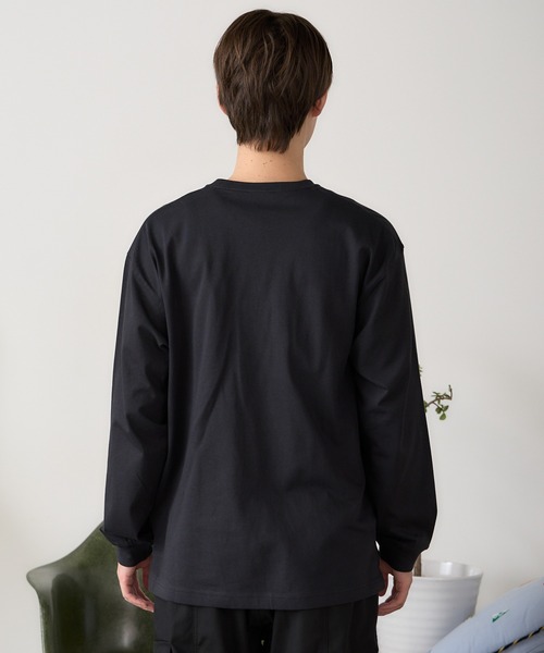 Columbia（コロンビア）の「Columbia/コロンビア NEWFOUND GARDEN LS TEE ロンT（Tシャツ/カットソー・メンズ・ダークブルー/ホワイト/ブラック・L/XL/M）」の5枚目の写真