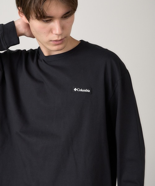 Columbia（コロンビア）の「Columbia/コロンビア NEWFOUND GARDEN LS TEE ロンT（Tシャツ/カットソー・メンズ・ダークブルー/ホワイト/ブラック・L/XL/M）」の17枚目の写真