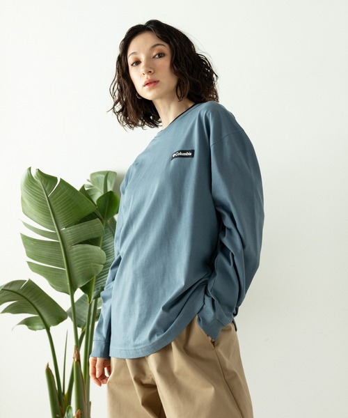 Columbia（コロンビア）の「Columbia/コロンビア NEWFOUND GARDEN LS TEE ロンT（Tシャツ/カットソー・メンズ・ダークブルー/ホワイト/ブラック・L/XL/M）」の21枚目の写真