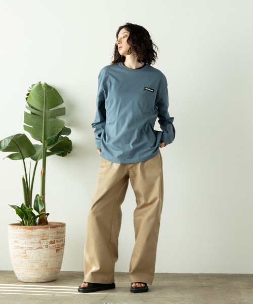 Columbia（コロンビア）の「Columbia/コロンビア NEWFOUND GARDEN LS TEE ロンT（Tシャツ/カットソー・メンズ・ダークブルー/ホワイト/ブラック・L/XL/M）」の22枚目の写真