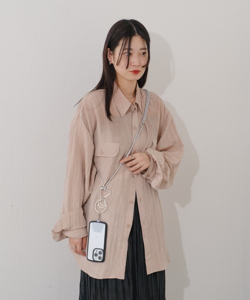 Kastane（カスタネ）の「【WEB限定】スマホショルダーストラップ（スマホグッズ・レディース・シルバー/アイボリー/ブラック・FREE）」の17枚目の写真