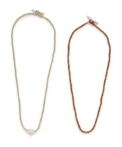 emmi（エミ）の「ビーズショートネックレスセット（ネックレス・レディース・ゴールド/シルバー・FREE）」の11枚目の写真