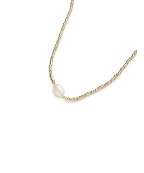 emmi（エミ）の「ビーズショートネックレスセット（ネックレス・レディース・ゴールド/シルバー・FREE）」の6枚目の写真