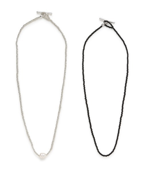 emmi（エミ）の「ビーズショートネックレスセット（ネックレス・レディース・ゴールド/シルバー・FREE）」の10枚目の写真