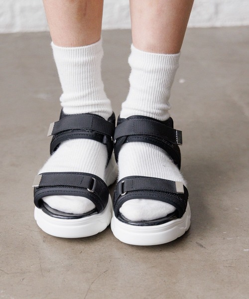 GLOBAL WORK（グローバルワーク）の「アソート厚底サンダル/110733（サンダル・キッズ・ブラック系9/ブラック系・24cm/23cm/22cm/21cm）」の20枚目の写真