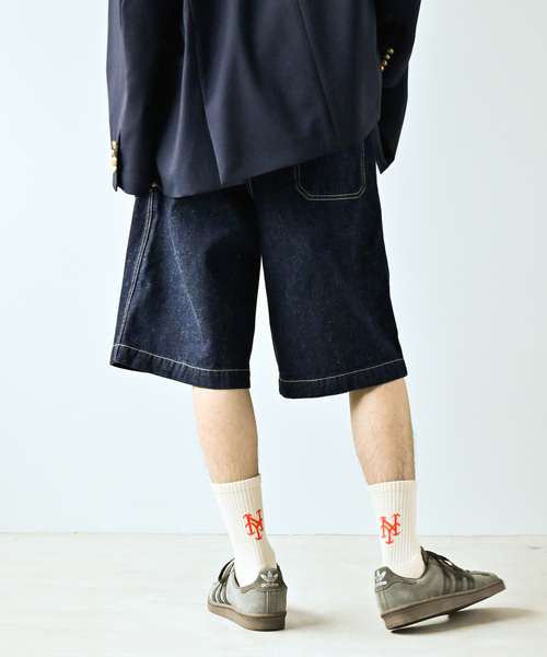 JOURNAL STANDARD（ジャーナルスタンダード）の「C/H デニム ベルテッド キャノンショートパンツ（その他パンツ・メンズ・ブラック/ネイビー・MEDIUM/LARGE）」の17枚目の写真