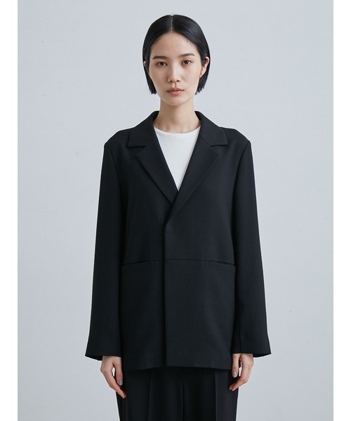 MIESROHE washableイージージャケット【ウォッシャブル】 MIESROHE（ミースロエ）の「washableｲｰｼﾞｰｼﾞｬｹｯﾄ【ｳｫｯｼｬﾌﾞﾙ