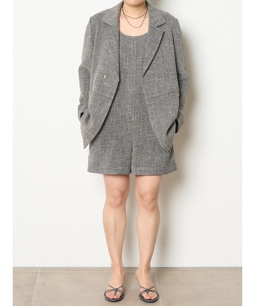 MIESROHE（ミースロエ）の「washableｲｰｼﾞｰｼﾞｬｹｯﾄ【ｳｫｯｼｬﾌﾞﾙ】（テーラードジャケット・レディース・ベージュ/その他/ブラック・1/0）」の14枚目の写真