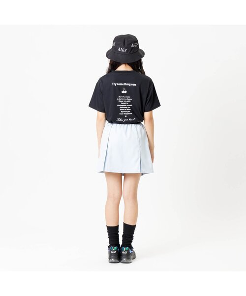 algy(アルジー)の「【接触冷感・吸水速乾】サマードリンクプリントT(Tシャツ/カットソー・キッズ・オフホワイト/サックスブルー/ブラック・X-SMALL/XX-SMALL/SMALL/MEDIUM)」の7枚目の写真