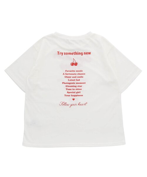 algy(アルジー)の「【接触冷感・吸水速乾】サマードリンクプリントT(Tシャツ/カットソー・キッズ・オフホワイト/サックスブルー/ブラック・X-SMALL/XX-SMALL/SMALL/MEDIUM)」の22枚目の写真