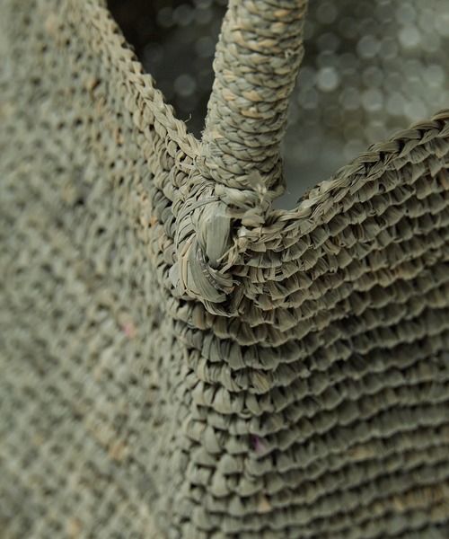 MADE IN MADA(メイドインマダ)の「MADE IN MADA/メイドインマダ NAIVO BAG ハンドバッグ(かごバッグ・レディース・その他/ナチュラル/ライトグレー・FREE)」の9枚目の写真