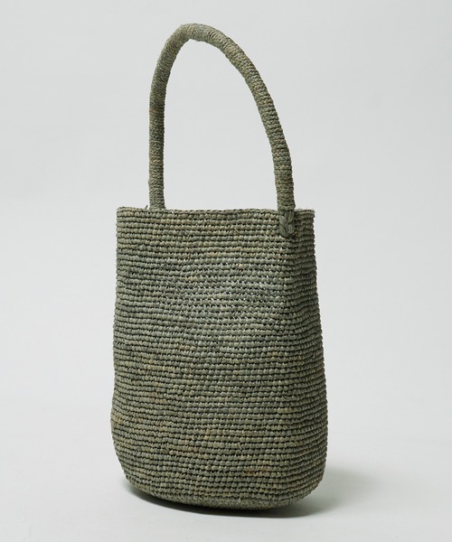 MADE IN MADA(メイドインマダ)の「MADE IN MADA/メイドインマダ NAIVO BAG ハンドバッグ(かごバッグ・レディース・その他/ナチュラル/ライトグレー・FREE)」の6枚目の写真
