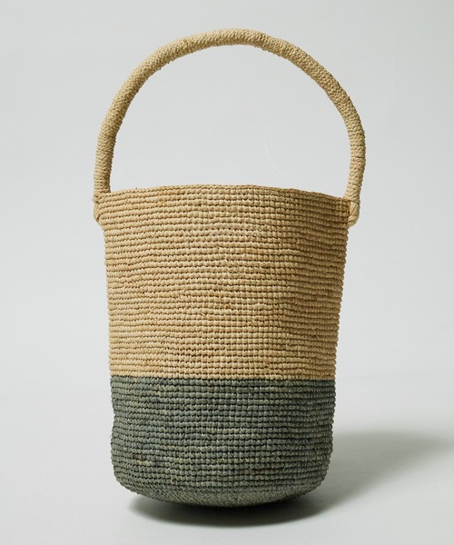 MADE IN MADA(メイドインマダ)の「MADE IN MADA/メイドインマダ NAIVO BAG ハンドバッグ(かごバッグ・レディース・その他/ナチュラル/ライトグレー・FREE)」の16枚目の写真