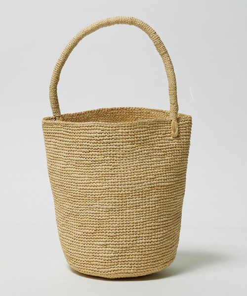 MADE IN MADA(メイドインマダ)の「MADE IN MADA/メイドインマダ NAIVO BAG ハンドバッグ(かごバッグ・レディース・その他/ナチュラル/ライトグレー・FREE)」の19枚目の写真