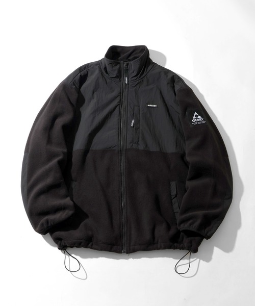 GERRY(ジェリー)の「【GERRY/ジェリー】裏地付き 切替フリースナイロンジャケット(ナイロンジャケット・メンズ・ブラック/アイボリー/グレー/オートミール/パープル/ブルー・LL/L/M)」の22枚目の写真