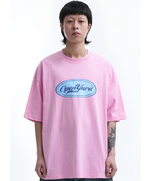 OY(オーワイ)の「『OY/オーワイ』 BLUE PATCH T/パッチ 半袖カットソー(Tシャツ/カットソー・レディース・ピンク・M/L)」の2枚目の写真