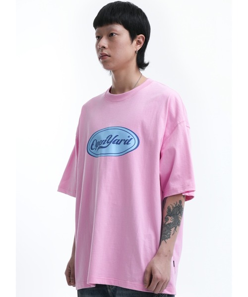 OY(オーワイ)の「『OY/オーワイ』 BLUE PATCH T/パッチ 半袖カットソー(Tシャツ/カットソー・レディース・ピンク・M/L)」の3枚目の写真