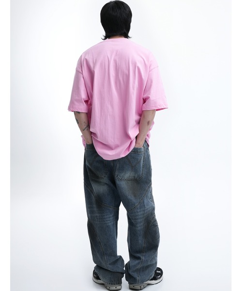 tシャツ 「OY/オーワイ」 BLUE PATCH T/パッチ 半袖カットソー レディース メンズ OY/オーワイ』 BLUE PATCH T/パッチ 半袖カットソー（Tシャツ