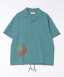 ＪＵＧＬＡＮＳ | 【ATELANE】フラワーオープンシャツ/ポリレーヨン(シャツ/ブラウス)