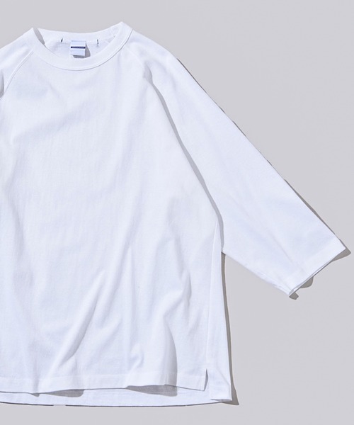 CALIFORNIA OUTFITTERS(カリフォルニア アウトフィッターズ)の「STD-4D21 ラグラン 7分袖 Tシャツ(Tシャツ/カットソー・メンズ・ホワイト/ブラック/ベージュ/ネイビー・M/L/XL)」の12枚目の写真