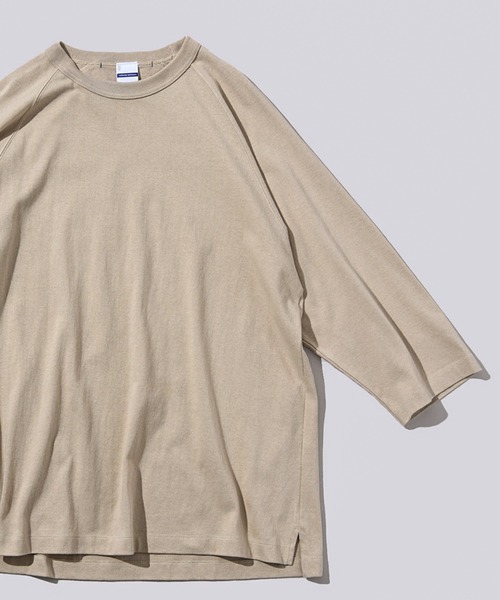 CALIFORNIA OUTFITTERS(カリフォルニア アウトフィッターズ)の「STD-4D21 ラグラン 7分袖 Tシャツ(Tシャツ/カットソー・メンズ・ホワイト/ブラック/ベージュ/ネイビー・M/L/XL)」の13枚目の写真