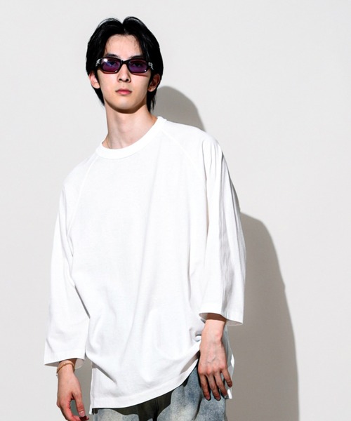 CALIFORNIA OUTFITTERS(カリフォルニア アウトフィッターズ)の「STD-4D21 ラグラン 7分袖 Tシャツ(Tシャツ/カットソー・メンズ・ホワイト/ブラック/ベージュ/ネイビー・M/L/XL)」の15枚目の写真