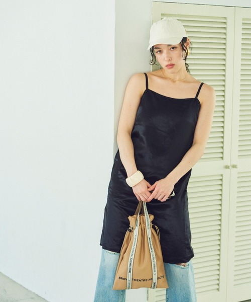 THEATRE PRODUCTS（シアタープロダクツ）の「BROWNテープメッシュトートバッグ（トートバッグ・レディース・ブラック/ベージュ・FREE）」の13枚目の写真