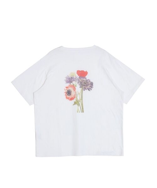 MURUA（ムルーア）の「【WEB限定】Beautiful flower Tシャツ（Tシャツ/カットソー・レディース・グレー/ブルー/ホワイト/ピンク・FREE）」の17枚目の写真