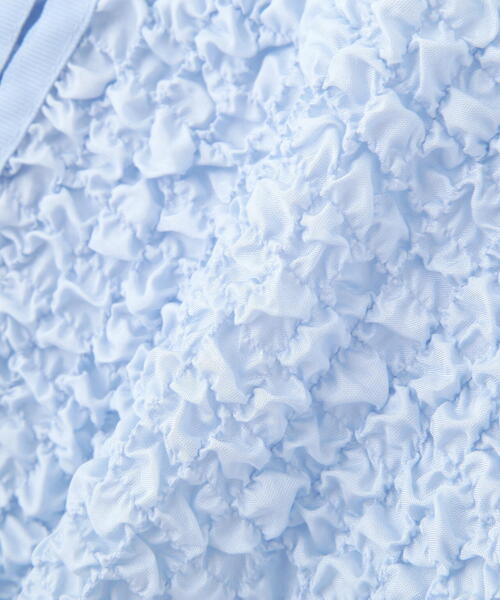 FREE'S MART（フリーズマート）の「ぽこぽこシアーブルゾン（カーディガン/ボレロ・レディース・ブルー/ブラック/ホワイト・FREE）」の19枚目の写真