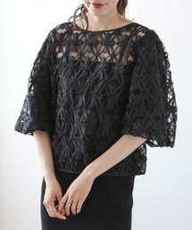 2way花柄シアートップス