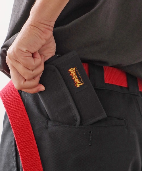 THRASHER（スラッシャー）の「THRASHER/スラッシャー Bifold Wallet 財布 2026新作　再入荷（財布・メンズ・ブラック系2/レオパード/ブラック系1・FREE）」の2枚目の写真