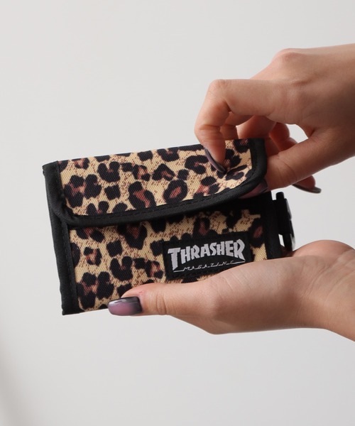 THRASHER（スラッシャー）の「THRASHER/スラッシャー Bifold Wallet 財布 2026新作　再入荷（財布・メンズ・ブラック系2/レオパード/ブラック系1・FREE）」の3枚目の写真