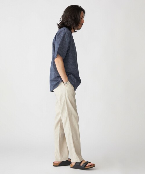 SHIPS（シップス）の「SHIPS:〈接触冷感・撥水等〉COOL DOTS(R) 2WAYストレッチ ドビープリントTシャツ（Tシャツ/カットソー・メンズ・ブルー/ブラック/ライトグレー/ネイビー・SMALL/MEDIUM/LARGE/X-LARGE）」の11枚目の写真