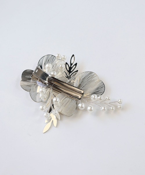 CEMONEMO（セモネモ）の「2連 透かしフラワー クリップ（ヘアピン・レディース・シルバー/ゴールド・FREE）」の18枚目の写真