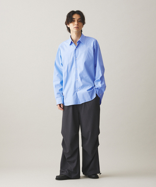 417 EDIFICE（フォーワンセブンエディフィス）の「【LE JAPON】レギュラーシャツ（シャツ/ブラウス・メンズ・ブルー系その他/ブルー/ライトブルー/ホワイト・LARGE/MEDIUM/SMALL）」の6枚目の写真