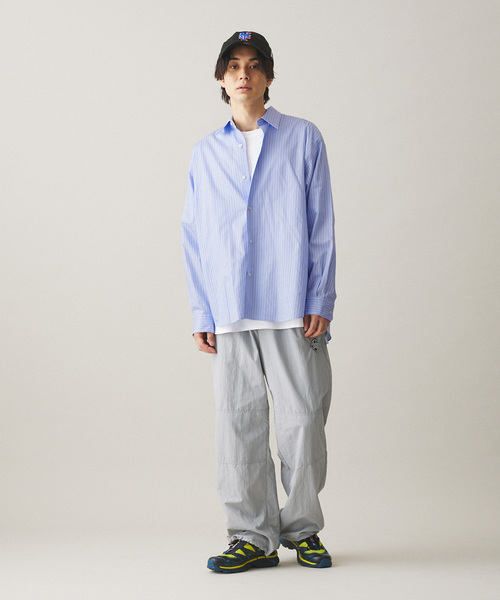 417 EDIFICE（フォーワンセブンエディフィス）の「【LE JAPON】レギュラーシャツ（シャツ/ブラウス・メンズ・ブルー系その他/ブルー/ライトブルー/ホワイト・LARGE/MEDIUM/SMALL）」の7枚目の写真