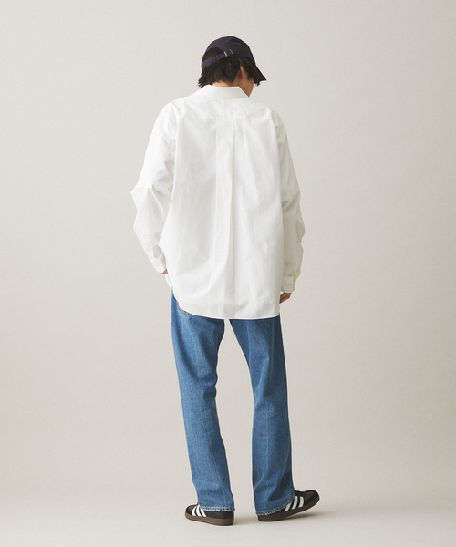 417 EDIFICE（フォーワンセブンエディフィス）の「【LE JAPON】レギュラーシャツ（シャツ/ブラウス・メンズ・ブルー系その他/ブルー/ライトブルー/ホワイト・LARGE/MEDIUM/SMALL）」の9枚目の写真