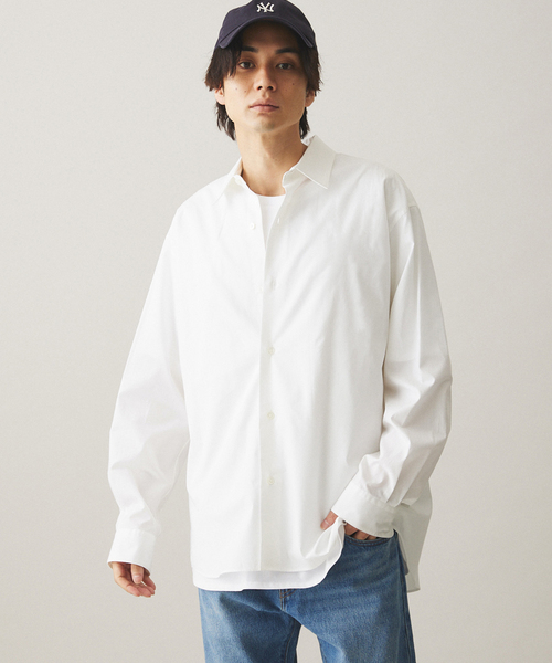 417 EDIFICE（フォーワンセブンエディフィス）の「【LE JAPON】レギュラーシャツ（シャツ/ブラウス・メンズ・ブルー系その他/ブルー/ライトブルー/ホワイト・LARGE/MEDIUM/SMALL）」の11枚目の写真