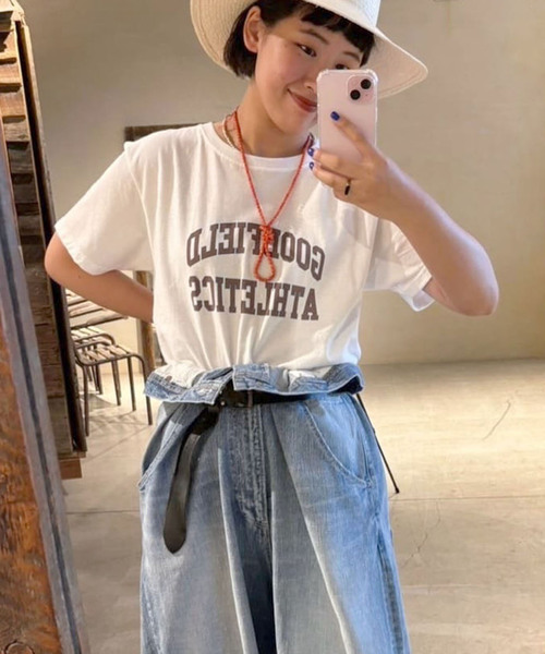 JOURNAL STANDARD LUXE（ジャーナルスタンダード　ラックス）の「【Goodwear/グッドウェア】 G FIELD  TEE（Tシャツ/カットソー・レディース・ホワイト・LARGE）」の12枚目の写真