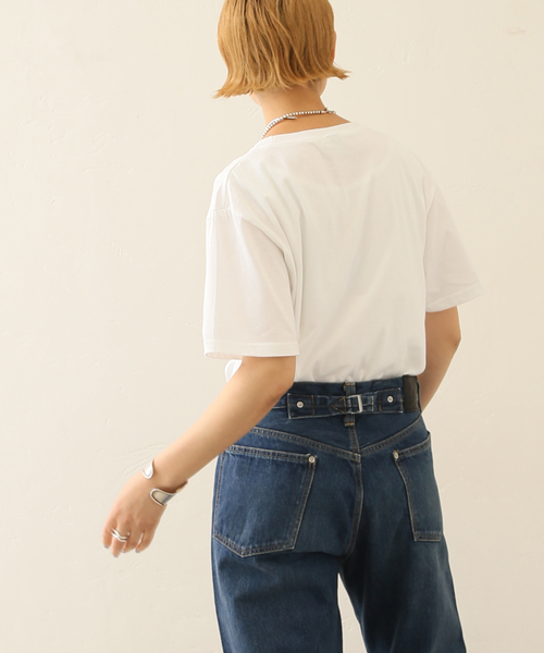 JOURNAL STANDARD LUXE（ジャーナルスタンダード　ラックス）の「【Goodwear/グッドウェア】 G FIELD  TEE（Tシャツ/カットソー・レディース・ホワイト・LARGE）」の7枚目の写真