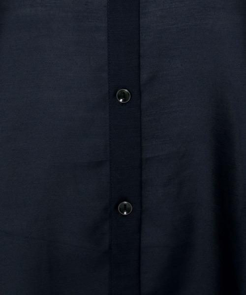 Elura（エルーラ）の「アイロンいらずセミシアシャツ/135291（シャツ/ブラウス・レディース・ブラウン系その他/ブルー/ネイビー・LARGE/MEDIUM）」の17枚目の写真