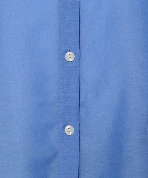 Elura（エルーラ）の「アイロンいらずセミシアシャツ/135291（シャツ/ブラウス・レディース・ブラウン系その他/ブルー/ネイビー・LARGE/MEDIUM）」の15枚目の写真