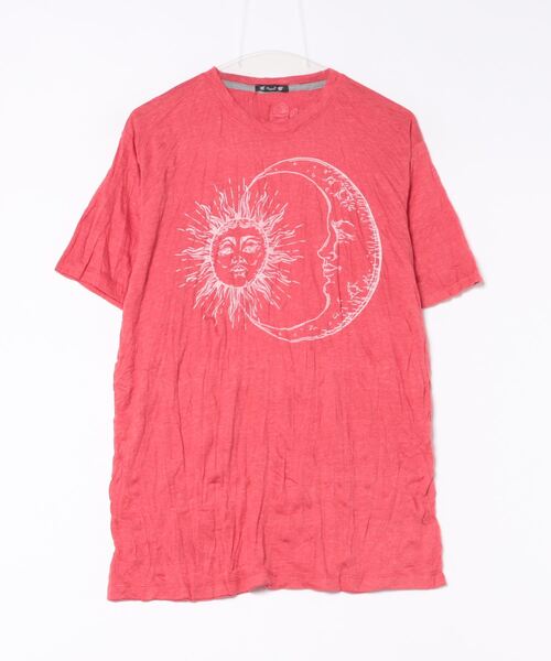 チャイハネ(チャイハネ)の「【チャイハネ】サンステメンズTシャツ(Tシャツ/カットソー・メンズ・パープル/ブラック/イエロー/レッド・FREE)」の4枚目の写真