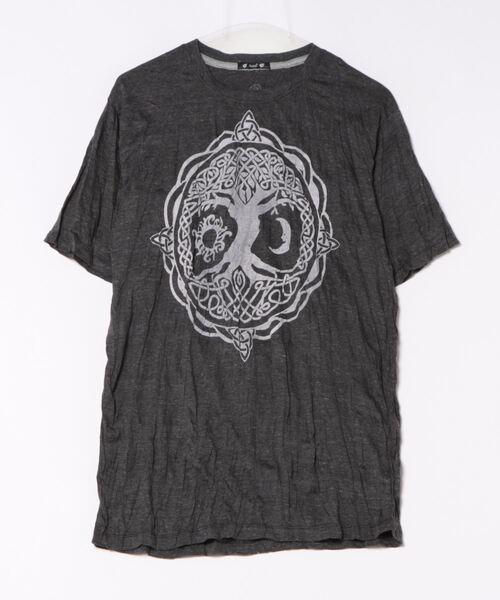 チャイハネ(チャイハネ)の「【チャイハネ】サンステメンズTシャツ(Tシャツ/カットソー・メンズ・パープル/ブラック/イエロー/レッド・FREE)」の2枚目の写真