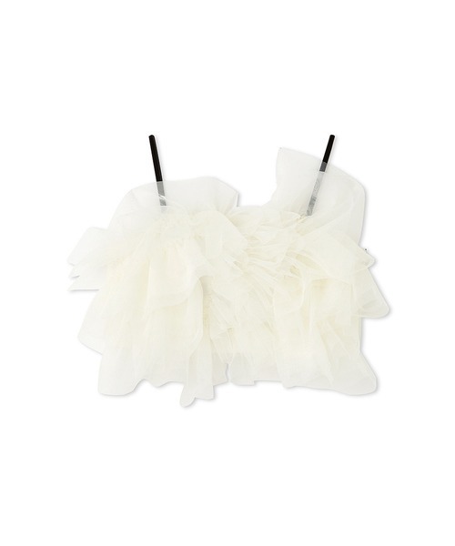 完売【定価1.3万】LILY BROWNリリーブラウン ラッフルチュールビスチェ LILY BROWN（リリーブラウン）の「ラッフルチュールビスチェ（ベスト